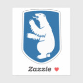 Wapen van Groenland Sticker (Vel)