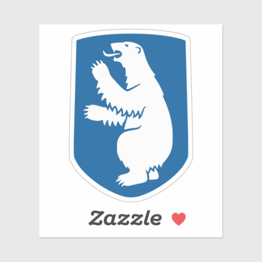Wapen van Groenland Sticker (Vel)