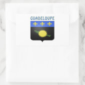 wapen van guadeloupe rechthoekige sticker (Tas)