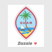 Wapen van Guam Sticker (Vel)
