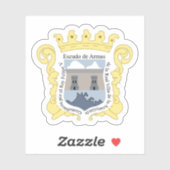 Wapen van Guanabacao, Cuba Sticker (Vel)