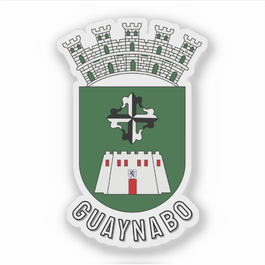 Wapen van Guaynabo, PR Sticker (Voorkant)