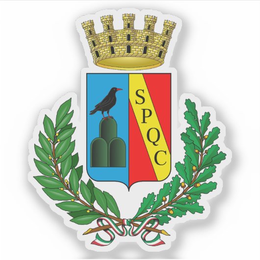 Wapen van Guidonia Montecelio, Italië Sticker (Voorkant)