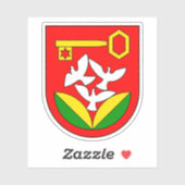 Wapen van Halle-Neustadt Sticker (Vel)