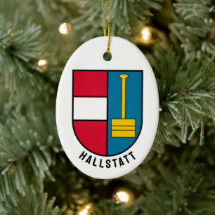 Wapen van Hallstatt - OOSTENRIJK Keramisch Ornament