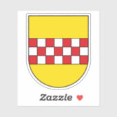 Wapen van Hamm, Duitsland Sticker (Vel)