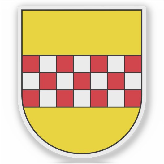 Wapen van Hamm, Duitsland Sticker (Voorkant)
