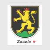 Wapen van Heidelberg, Duitsland Sticker (Vel)