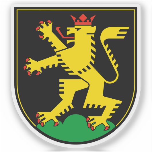 Wapen van Heidelberg, Duitsland Sticker (Voorkant)