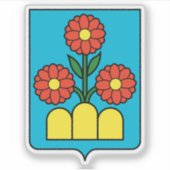 Wapen van het castello van Montegiardino Sticker (Voorkant)