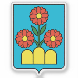 Wapen van het castello van Montegiardino Sticker