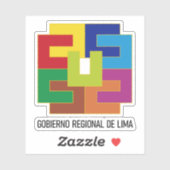 Wapen van het departement Lima, Peru Sticker (Vel)