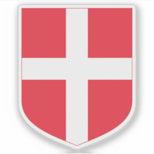 Wapen van het district Harju, Estland Sticker
