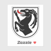 Wapen van het district Interlaken, Zwitserland Sticker (Vel)