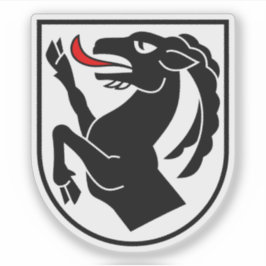 Wapen van het district Interlaken, Zwitserland Sticker