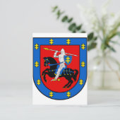 Wapen van het district Vilnius Briefkaart (Staand voorkant)