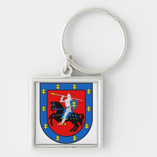 Wapen van het district Vilnius Sleutelhanger (Voorkant)