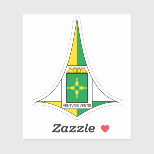 Wapen van het Federaal District, Brazilië Sticker (Vel)