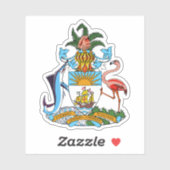 Wapen van het Gemenebest van de Bahama's Sticker (Vel)