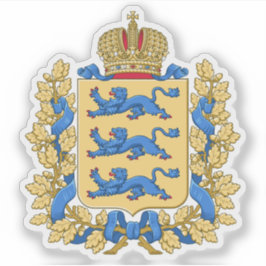 Wapen van het gouvernement Estland Sticker