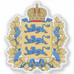 Wapen van het gouvernement Estland Sticker