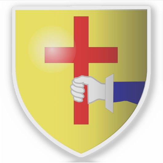Wapen van het graafschap Donegal Sticker (Voorkant)