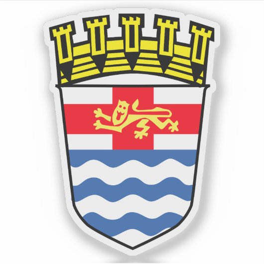Wapen van het graafschap Greater London, Engeland Sticker (Voorkant)