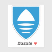 Wapen van het graafschap Viken, Noorwegen Sticker (Vel)