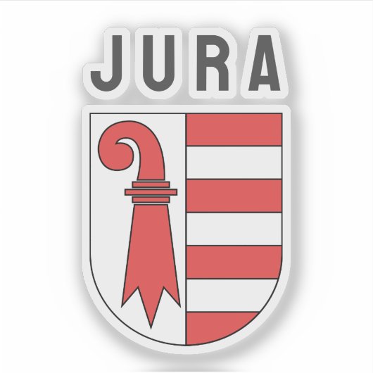 Wapen van het kanton Jura, Zwitserland Sticker (Voorkant)