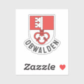 Wapen van het kanton Obwalden Sticker (Vel)