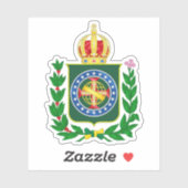 Wapen van het Keizerrijk Brazilië (1853-1889) Sticker (Vel)