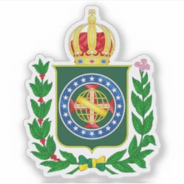 Wapen van het Keizerrijk Brazilië (1853-1889) Sticker