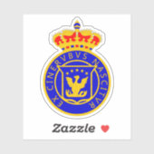 Wapen van het Koninkrijk Haïti (1814-1820) Sticker (Vel)