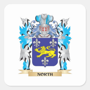 Wapen van het noorden - Family Crest Vierkante Sticker