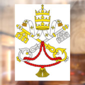 Wapen van het Vaticaan Premium Kunst Embleem Raamsticker (Vel 2)