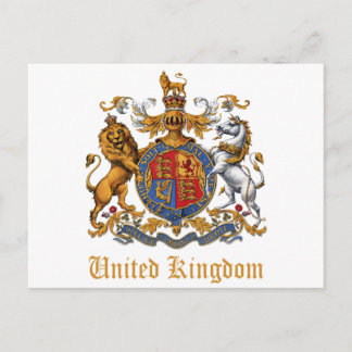 WAPEN VAN HET VERENIGD KONINKRIJK BRIEFKAART