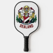 Wapen van het Vorstendom Sealand Pickleball Paddle (Achterkant)
