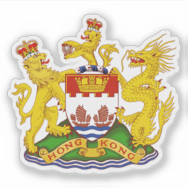 Wapen van Hong Kong (1959-1997) Sticker
