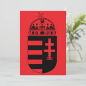 Wapen van Hongarije Kaart (Staand voorkant)