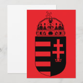 Wapen van Hongarije Kaart (Voorkant / Achterkant)
