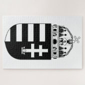 Wapen van Hongarije Legpuzzel (Horizontaal)