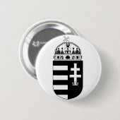Wapen van Hongarije Ronde Button 5,7 Cm (Voorkant /achterkant)