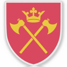 Wapen van Hordaland, Noorwegen Sticker