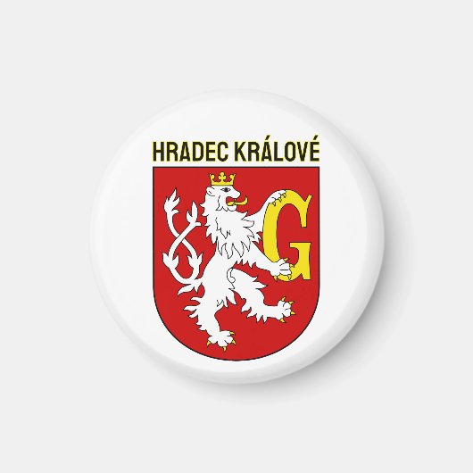 Wapen van Hradec Králové, Tsjechië Magneet (Voorkant)