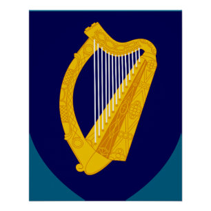 Wapen van Ierland Perfect Poster