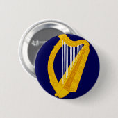 Wapen van Ierland Ronde Button 5,7 Cm (Voorkant /achterkant)