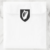 Wapen van Ierland Vierkante Sticker (Tas)