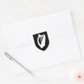 Wapen van Ierland Vierkante Sticker (Envelop)