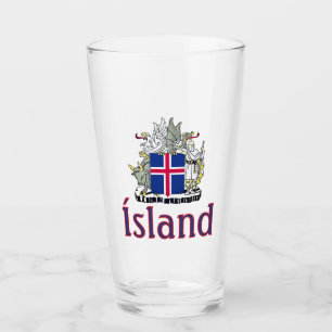 Wapen van IJsland Glas