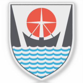 Wapen van Ísafjarðarbær, IJsland Sticker